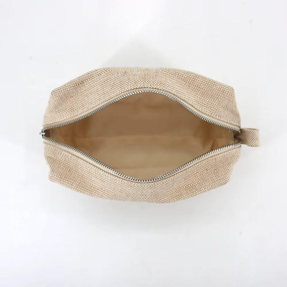 Nordic Naturals - Linen Toiletry Bag